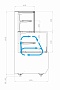 Чертеж Холодильная/нейтральная RC70 VV/N 1,3-2-1 STANDARD БОКОВИНА СТУПЕНЬКА (9005-0109)
